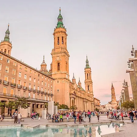 Gran Piso Pleno Centro. Plaza Del Pilar + Desayuno Lägenhet